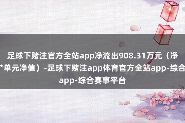足球下赌注官方全站app净流出908.31万元（净赎回份额*单元净值）-足球下赌注app体育官方全站app-综合赛事平台