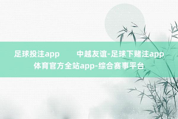 足球投注app        中越友谊-足球下赌注app体育官方全站app-综合赛事平台