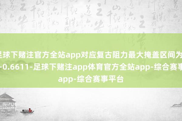 足球下赌注官方全站app对应复古阻力最大掩盖区间为0.641-0.6611-足球下赌注app体育官方全站app-综合赛事平台