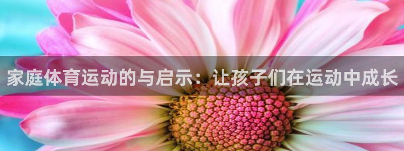 bbin视讯：家庭体育运动的与启示：让孩子们在运动中成长