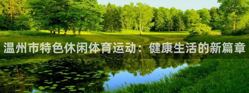 bbin视讯游戏平台：温州市特色休闲体育运动：健康生活的新篇章